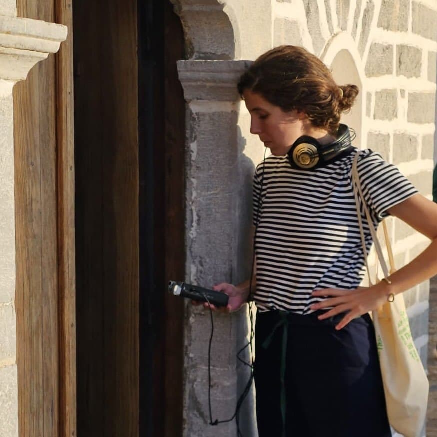 Angela Tisner field-recording in situ